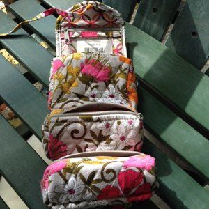 Vera Bradley All Wrapped Up small makeup case NWT